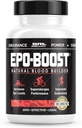Natural Blood Builder Supliment de fier. Suport RBC Made in USA cu Echinacea & Dandelion Root ajuta VO2 Max, Energy, Endurance (1-Pack)