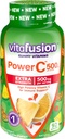 Vitafusion Vitamine de gumă masticabile de calciu și vitamina C, Aroma de fructe, 100 Count & Tropical Citrus aromatizat, 92 Conte
