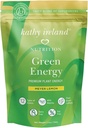 Kathy Ireland Super Greens Energetic Powder, Clean Energy Drink Mix cu Matcha & Green Tea, Immune & Digestive Supplement, No Added Sugar, Meyer Lemon Flavor, 7.4 oz