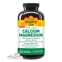 Tara Life-Mins Calciu Magneziu cu vitamina D-Complex, 1000mg/500mg/10mcg, 360 capsule Vegan, Certified Gluten gratuit, Certified Vegan, Verificat non-GMO verificate...