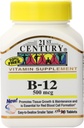 21st Century B-12 500 mcg Tablets, 110-count (Pachet de 3)