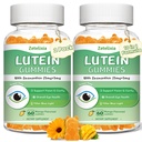 2 ambalaj Lutein Gummies 25mg, zahăr gratuit Lutein Zeaxanthin Suplimente Gummies, Suplimentul pentru sănătatea ochilor pentru adulți, vitamine ochi Lutein pentru vedere și protecție albastru lumină, aroma de Mango, 120 Conte