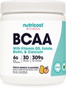 Nutricost BCAA pentru femei (Peach Mango, 30 Servings) - Formulat special pentru femei - non-GMO și gluten-gratuit