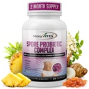 MoxyVites Spor Probiotic Complex - Toate într-o singură prebiotice și probiotice pentru sănătate digestivă, Enzime postbiotice, digestive Suplimentul zilnic - Probiotic bazat pe Spore pentru femei și bărbați