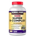 Kirkland Signature Super B-Complex (2-Pachet) cu Electroliți (2 x 500 comprimate)