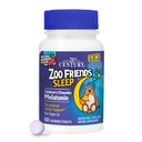21st Century Zoo Friends Sleep Chembable Melatonin, Raspberry Flavor, 60 Count