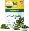 Sunlit Cel mai bun USDA Organic Premium Chlorella tablete 500 Tabs 