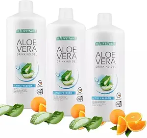 LR Lifetakt Aloe Vera Drink Gel Active Freedom Health Care Femeile Bărbații beau în fiecare zi tratament natural set de 3-1000 ml./33.3 fl.oz