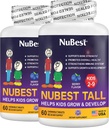 NuBest Tall Kids - Multivitamine si Minerale pentru varsta de la 2 la 9 - Os Putere & Imunitate de sprijin - Ajuta copii, Copii Sănătoși - Forme animale - 120 Tablete Mastice Berry 2 luni de aprovizionare