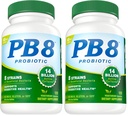 Nutriție acum PB 8 Acidbiotic pentru viață* Supliment alimentar vegetarian pentru bărbați și femei, 120 Conte (Pachet de 2)