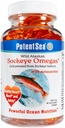 Wild Alaskan Socketye Omegas Somon supliment ulei de pește, Omega-3 EPA și DHA, Easy Digestion, Rece presat, 90 Softgel