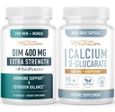 Calciu D-Glucarate & 400mg Dim Supliment pentru îmbunătăţit Echilibrul hormonului estrogen 
