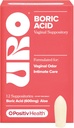 O positiv URO Boric Acid Vaginal Suppository 
