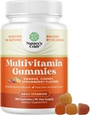 Gume multivitamine zilnice potente pentru adulți - Blend de vitamina D A C E B12 Zinc și Biotină - Vitamina adultă Gummy pentru energie și sănătate imună - non-GMO Gluten liber și halal - 180 Gume