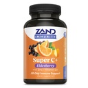 Zand Imunitate Super C+ cu Elderberry, Toată ziua Immune Support, 1000mg PureWay-C Vitamina C Plus Zinc & Vitamina D-3, Amortizare îmbunătățită, 60 comprimate, 30 Serviri