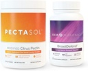 EcoNugenii promovează sănătatea mamară şi suportul celular - apărarea sânilor 30 capsule + PectaSol-C Citrus Pectină modificată 454 Grams Bundle
