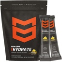 MTN OPS Hydrate Electrolytes Powder Drink Mix, 20 Double Serving On-The-Go Electrolyte Packs with Peste 1000mg of Electrolytes per Serving, Ananas