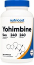 Nutricost Yohimbine HCl 5mg, 240 capsule Concentraţie extra - Gluten Free, non- GMO