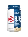 Dymatize Elite Casein Proteine pulbere, absorbtie lenta cu culturi musculare Aminoacizi, 100% Micellar Casein, 25g Proteina, 5.4g BCAAs & 2.3g Leucina, Ajuta la recuperarea peste noapte, Vanilie neteda, 2 Lire