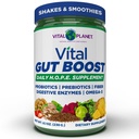 Vital Planet - Vital Gut Boost Powder de Brenda Watson, PBS Gut Check Hope Supplement with Fiber 35, Omega 3 Oil, Probiotics, and Digestive Enzimes, 8.1oz, 230 Grams, 30 Servings