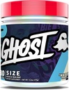 GHOST Dimensiune Muscle Builder Supliment alimentar - Natty, 30 Serviri - crestere musculara si cresterea fortei Suplimente pentru barbati si femei - Creatina, Betaina si Beta-Alanina - Fara zahar si gluten, Vegan