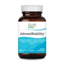 Stabilitate suprarenală prin esenţă pură - Oboseală suprarenală Supliment cu Ashwagandha, Sfântul Basil, Sprijină Răspunsul Sănătos Stres, Energie, Somn (30 Caps)