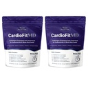 1MD Nutriție CardioFitMD - Vegan Beets Superfood Keto- Heart Health Powder - Nitricoxid de supliment - Root Root Powder pentru sanatoasa tensiune si circulatie - Big Fiber Drink - 30 zile (2-Pack)