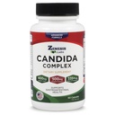 Zenesis Labs Candida Complex Cleanse Detox Acid Caprilic Supliment, Oregano Extract, Probiotice, Enzime (60 capsule, 30 zile de aprovizionare)