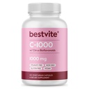 BESTVITE Vitamina C 1000mg (120 capsule vegetariane) cu Citrus Bioflavinoides - No Steares - Vegan - Non OMG - Gluten Free