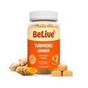 Curcumina cu piper negru și ghimbir - 500 mg de supliment Turmeric și ghimbir pentru suport imunitar, piele sănătoasă, și mobilitate - Aromă tropicală 60 Conte