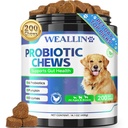 200 PCS Probiotice pentru câini - caine Probiotic Chews pentru sanatate guta, suport digestiv si mancarime a pielii Pet Diareea Tratament gaz - Probiotice, enzime digestive, prebiotice, dovleac