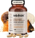 Adaptogene Extract de ciuperci Blend Lions Mane, Reishi, Cordyceps, Chaga Supliment, 120 capsule.