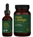 Centrul Global de Vindecare - Sănătatea hepatică & CoQ10 & BioPQQ cu kit Shilaj - Picături lichide pentru fluxul sanguin sănătos, Circulaţia venelor şi inima avansată, Suportul cerebral pentru concentrare şi concentrare