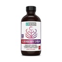 Zhou Nutriție Elder-Mune+ Sirop - Organic Black Elderbery Syrup pentru adulți, Immune Support Elixir cu Apple Cider Otegar, Echinacea Tinctură, Natural Wellness - 8 Fl Oz Sticla de sticlă