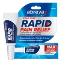 Abreva Rece Sore Tratament rapid de ameliorare a durerii Crema - 1 Tub, 3 Grams