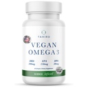 TAHIRO Vegan Omega-3 Softgels - Supliment pe bază de plante cu DPA, DHA & EPA - Nutrienți pentru bărbați, femei și femei gravide - Sprijină sănătatea creierului - Suplimente prenatale și articulare, 1000mg