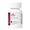 Avantaj bariatric Fier 18 mg cu vitamina C masticabile - Căpșuni - 30 comprimate