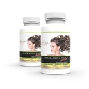 Wellgenix Purvana Max Hair, Piele, & Nails Vitamine Capsule, Dublu Putere Biotin 5000MCG, Fo- Ti Root, VIT A & B, Acid folic (2 ambalaj)