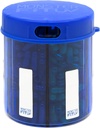 Supliment comprimat flacon dispenser, 6 Compartiment, Etichete, Easy Open, Anti-Mixing, UV Protejat, Monthly Vitamina, Monster Fit Jr Deţinătorul de medicamente (Cobalt Blue, Mic)