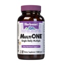 Bluebonnet Nutritie Multi One (cu fier) Capsule vegetale, Spectrum complet Suplimentul de vitamine multiple, B Vitamine, Gluten & Lapte gratuit, kosher, 4 Luna de aprovizionare, 120 Conte