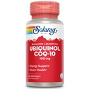 Solaray Ubichinol CoQ-10 100 mg Softgels îmbunătățit de absorbție - Ubichinol CoQ10 Supliment pentru bărbați și femei, Coenzima Q10-30 Softgels