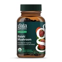 Gaia Herbs Reishi Mushroom - Ajuta la mentinerea unui sistem imunitar sanatos si sustine sanatatea inimii - Adaptogen Herbal Supplement for Longevity Support - 40 Vegan lichid Fito-Capsules (40-Day Supply)