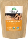 ORGANIC INDIA Ashwagandha Powder Organic - Ashwagandha Root Powder Bulk, Herbal Supplement - Vegan, Gluten-Free, Kosher, Non-GMO, Suportă Stressse Relief, Energie, și somn - 1lb sac