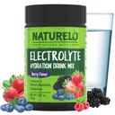 NatureLO Electrolit Pulbere, Hidratare și Mineral Drink Mix, Zahar gratuit și non-GMO Berry Flavor 50 Serviri