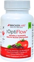 Bricker Labs OptiFlow Circulație sanguină vitamine, susține în mod natural fluxul sanguin sănătos, conține fructeFlow și resVida Trans resveratrol. Optimizator de sânge Supliment 60 Capsule