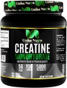 Pure Creatin Monohidrat pulbere Supliment, fără aromă, Suportă energie musculară vrac, recuperare, & Putere - Creatina Supliment pentru bărbaţi şi femei - 500G, 5000 mg per Serv (5g) - 100 Serviri