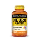 MASON NATURAL Neuro Complex cu Alpha Acid lipoic & Vitamina B12, potrivit pentru vegetarieni, 100 comprimate