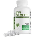 Bronson Saw Palmetto Extra Forta suporta functie de prostata sanatoasa si suport de sanatate urinara - non OMG, 100 Capsule vegetariene
