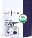 KOYAH - Pudră organică BlackBerry: 30 Servings (1 Scoop = 1/4 Cupa proaspătă): Freeze-Dryed, Whole-Berry Powder, crud