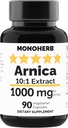 Extract de MONOHERB Arnica 1000 mg - 90 capsule vegetariene